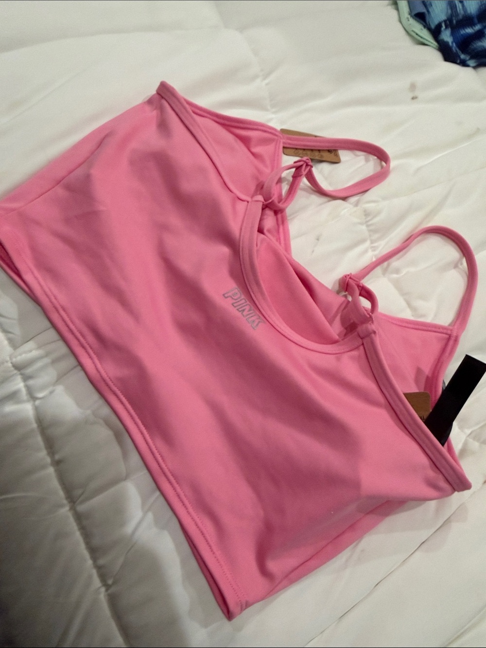 Pink Ruched Bralette - Picture 2 of 4